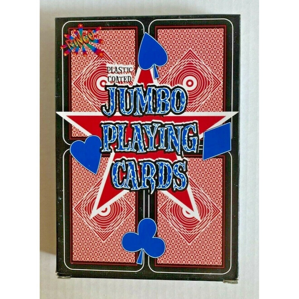 Rinco Plastic Coated Giant Playing Cards New Prank#5